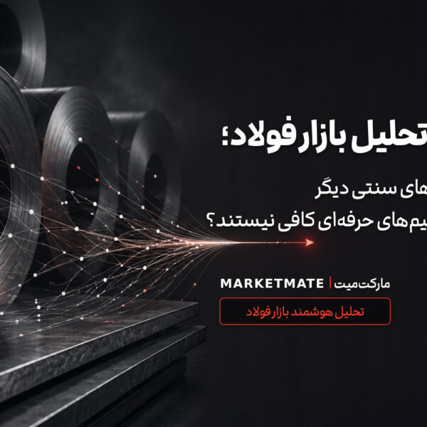 رول‌های فولادی و شبکه داده‌محور؛ نمادی از آینده تحلیل هوشمند بازار فولاد