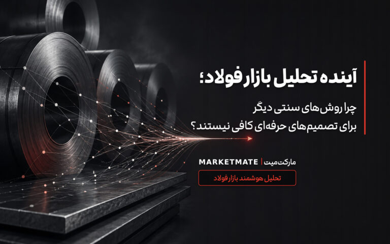 رول‌های فولادی و شبکه داده‌محور؛ نمادی از آینده تحلیل هوشمند بازار فولاد
